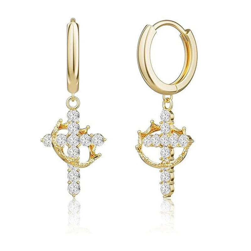 FaithAura™ Crown of Grace Earrings✨