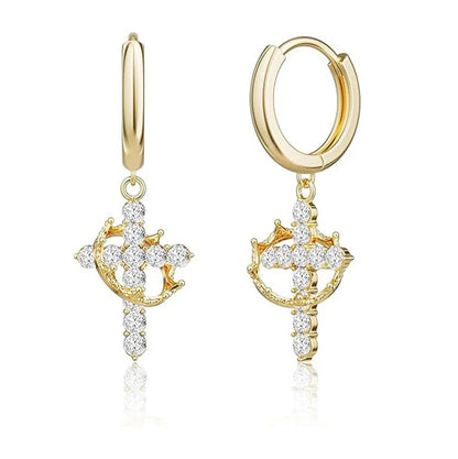 FaithAura™ Crown of Grace Earrings✨