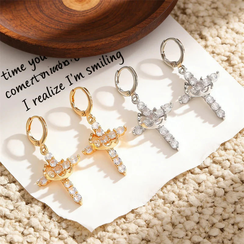 FaithAura™ Crown of Grace Earrings✨