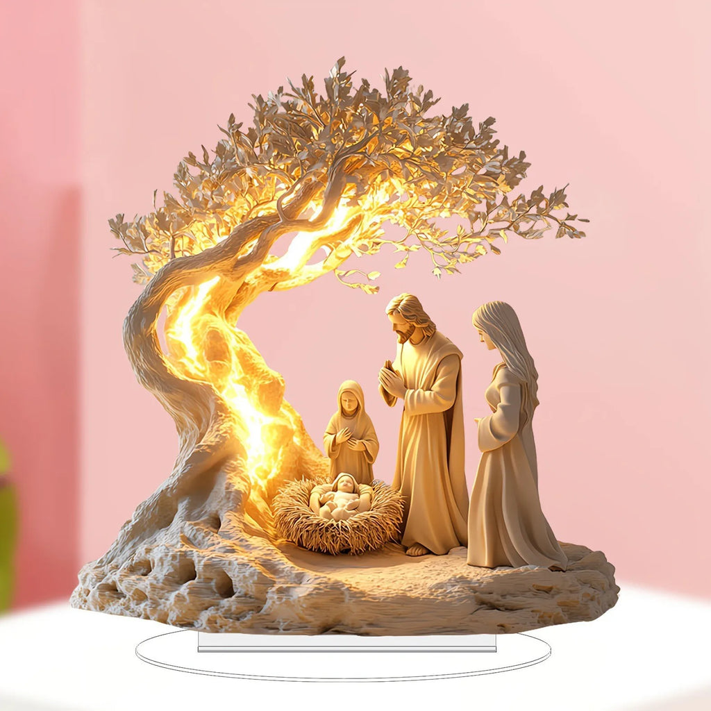 FaithAura™ Tree Of Light Nativity ✨🌟