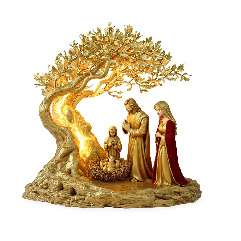 FaithAura™ Tree Of Light Nativity ✨🌟