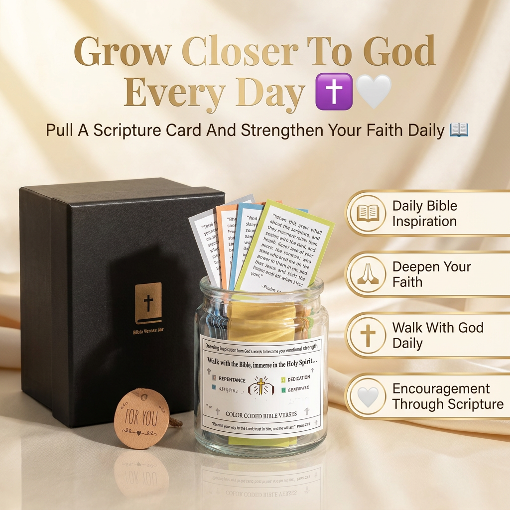 FaithAura™ Jar of Blessings 🤍✨