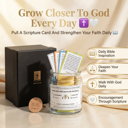FaithAura™ Jar of Blessings 🤍✨
