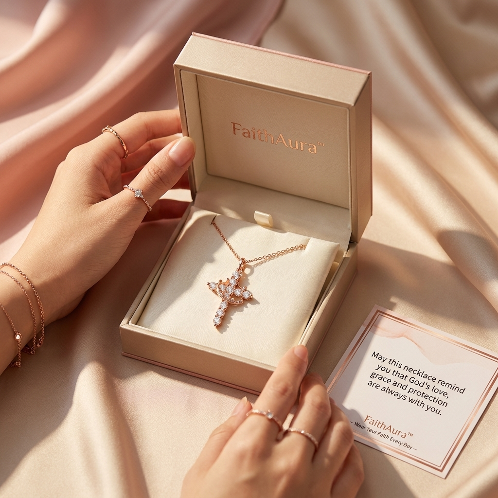 FaithAura™ Crown of Faith Necklace✨